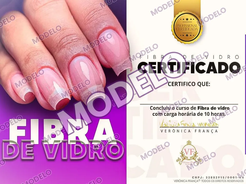 Certificado fibra de vidro