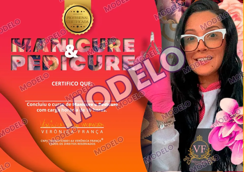 Certificado manicure pedicure