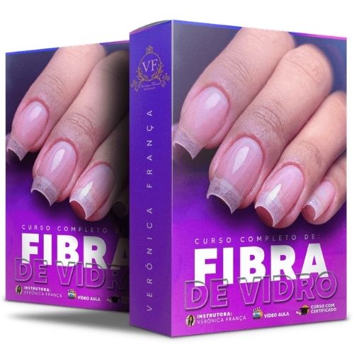 Curso de Alongamento de Unhas em Fibra de Vidro Combo 6 em 1 Veronica Franca
